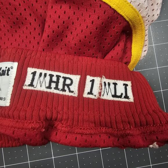 Vintage Atlanta Hawks Team Issued Shorts 34x4 1987 #42 Kevin Willis Game Worn - Picture 5 of 14